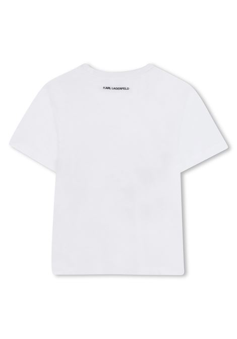 T-shirt con stampa KARL LAGERFELD KIDS | Z30943N54